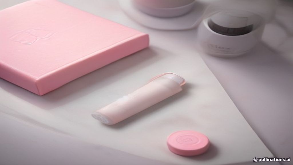 Flat lay of lash extension aftercare products and a cleansing brush