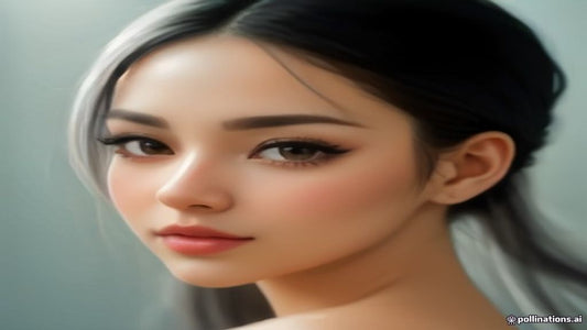Lash artist examining client eyelash extensions during a consultation