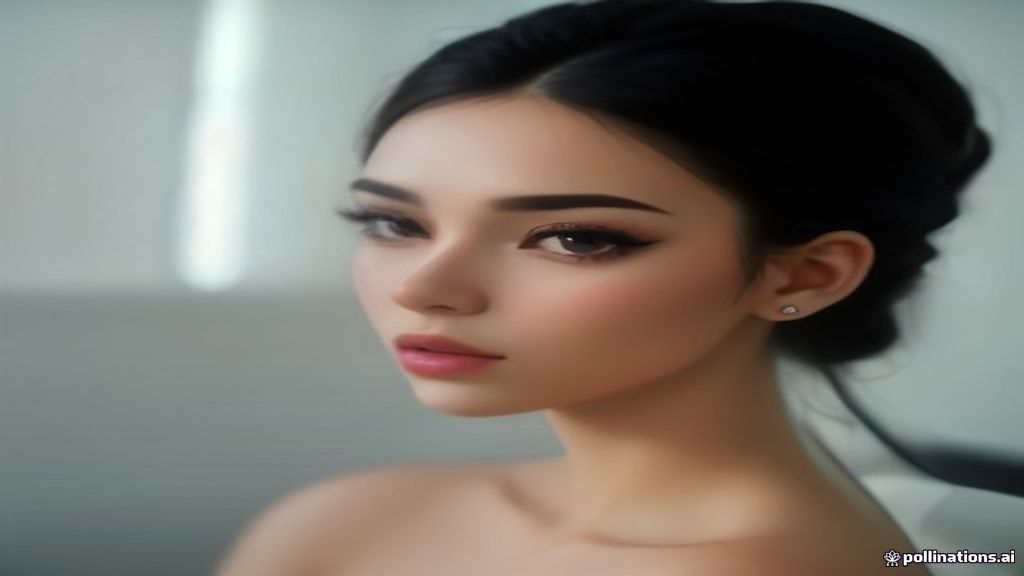 Lash professional consulting a client and mapping eyelash extensions in a clean studio