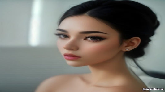 Lash professional consulting a client and mapping eyelash extensions in a clean studio